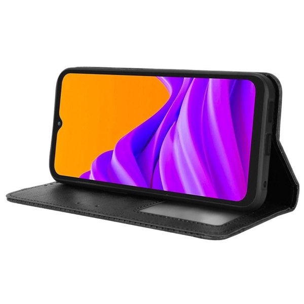 Wallet Stand Flip-telefonetui til Samsung Galaxy Xcover 6 Pro 5G Black