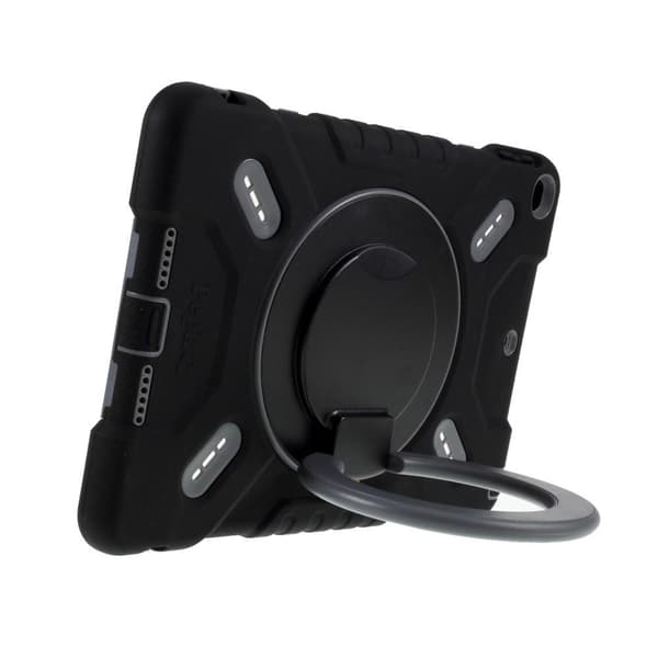 iPad 9,7 tommer (2017)/(2018) PEPKOO 360 graders svingbar kickstand tablettdeksel Black