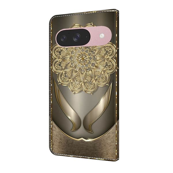 Til Google Pixel 10 Pro / 10 / 9 Pro / 9 Plånboksfodral Mønstertrykt PU-læder Flip Stativ Mobilcover Multicolor