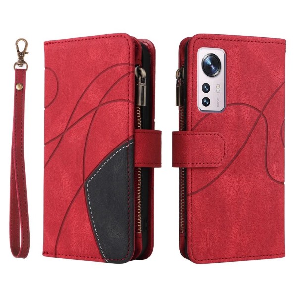 KT Multi-function Series-5 For Xiaomi 12 Phone Case Red