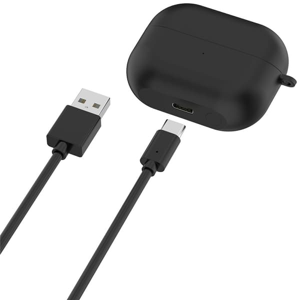 batteriladeboks Ladeetui til Samsung Galaxy Buds3 FE R420, 590 mAh Black