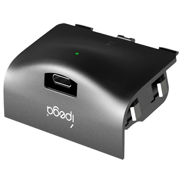 Batteri til Xbox Series X/S spillkontroller 1000 mAh batteripakke ladekabel Black