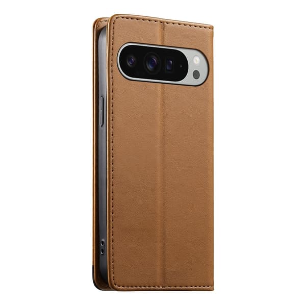 DIERFENG Lommebokdeksel med Hjørnelogo til Google Pixel 11 Pro XL Brown