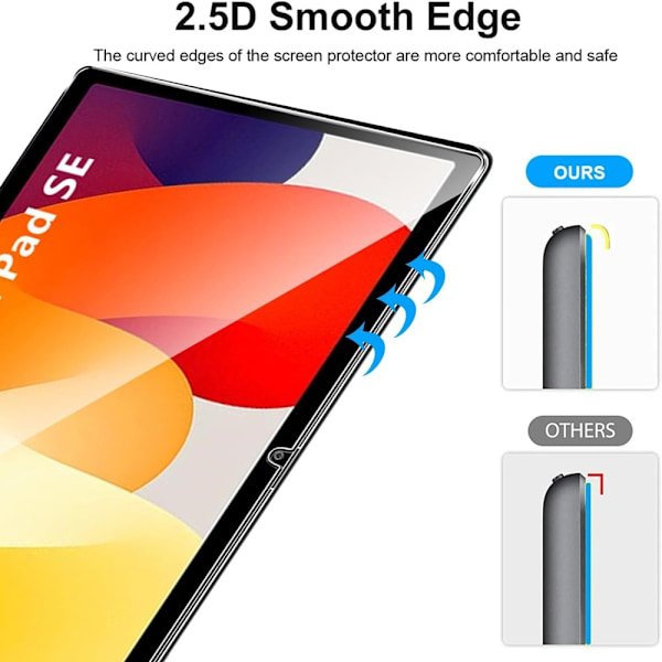 2st Härdat glas Till Xiaomi Redmi Pad SE Transparent