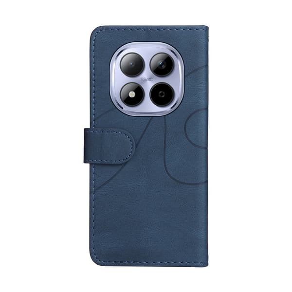 Til Xiaomi Redmi Note 15 Pro 5G KT-serie-1 dobbeltfarve tegnebog Blue