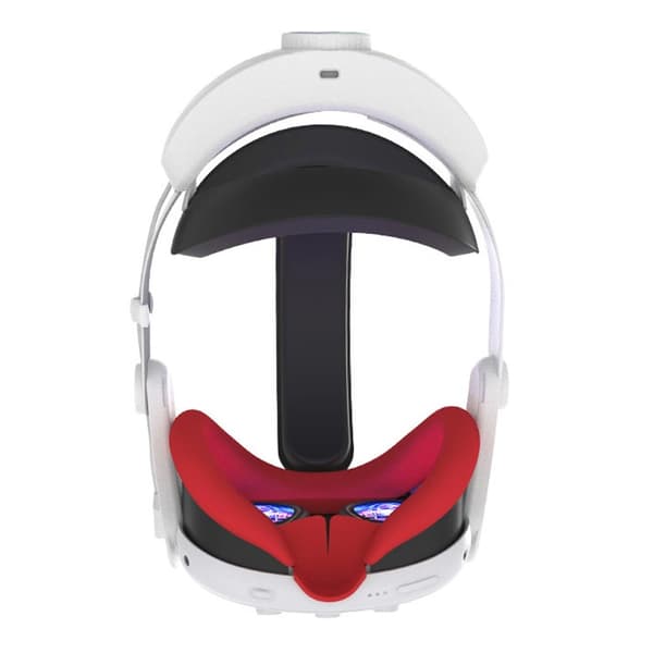 Meta Quest 3 Ögonmask dammtät skyddsöverdrag med nässtöd - Vit Vit