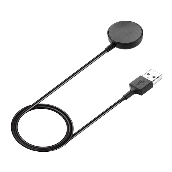 Samsung Galaxy Watch5 44mm 40mm Pro 45mm USB Opladningskabelholder 1m Black