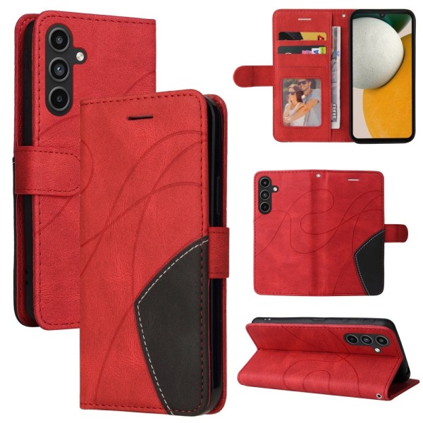 Til Samsung Galaxy A15 KT-serie-1 dobbeltfarve Red