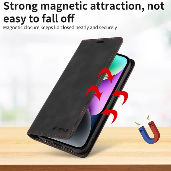 BETOPNICE plånboksfodral till Sony Xperia 10 VII Svart