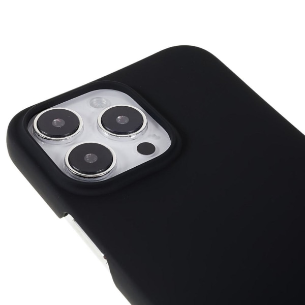 Gummiert hard PC-deksel beskyttende skall for iPhone 14 Pro Max - Svart Black