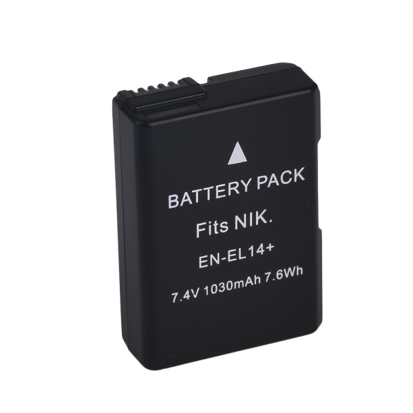 EN-EL14 Li-ion batteri til Nikon D3100 D5100 Coolpix P7000 P7800 Black