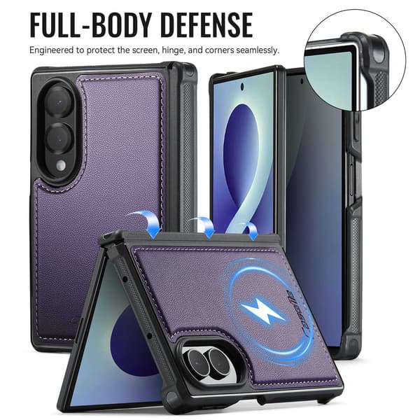 CASEME Magnetisk telefoncover til Samsung Galaxy Z Fold8 Purple