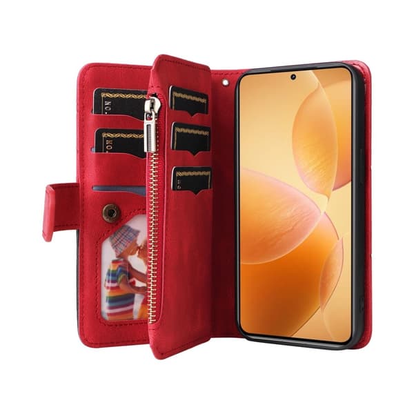 KT lompakkokotelo Xiaomi 14T Pro Red