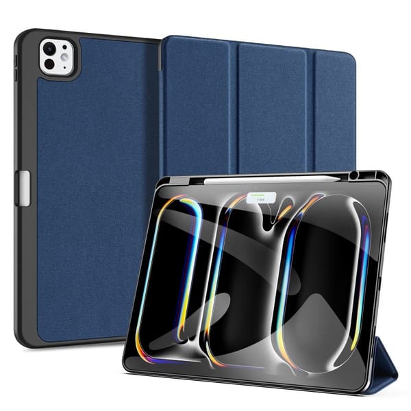 DUX DUCIS Domo iPad Pro 13 (2024) Kolminkertainen jalusta - Blue Blue