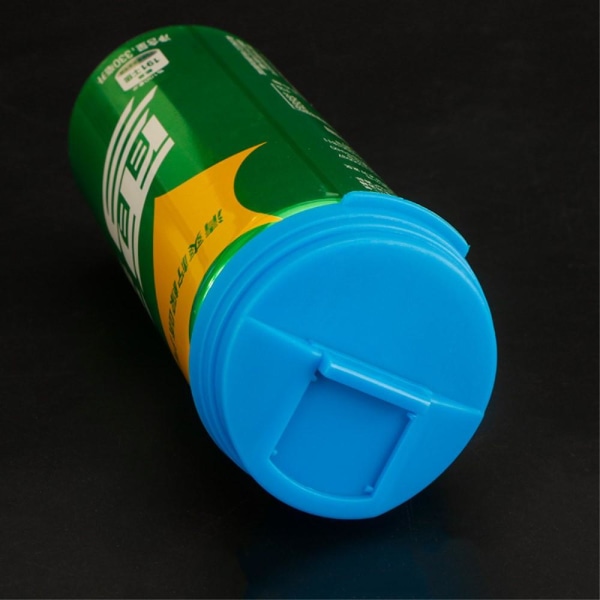 Leakproof Bottle Top Lid Soda Saver Cap Top Can Cover Coke Drink Blue