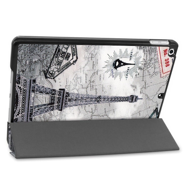 Apple iPad 10.2 2021/2020 Slim fit tri-fold fodral - Map multifärg