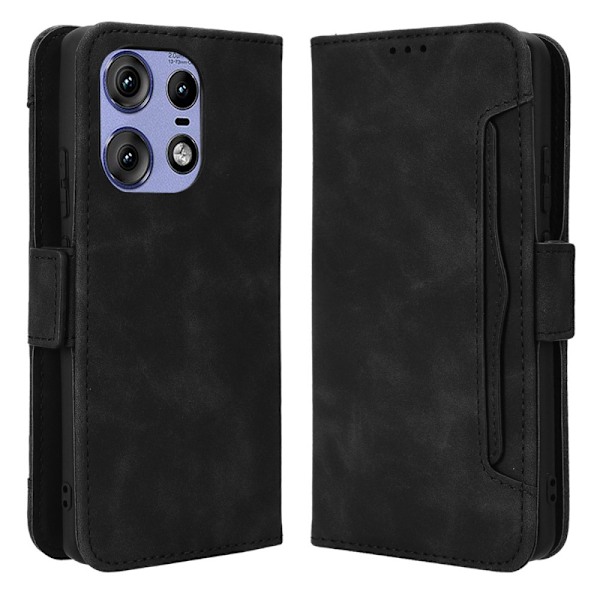 Wallet Stand Telefontaske til Motorola Edge 50 / Edge 50 Pro - Sort Black