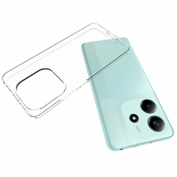 Xiaomi Redmi Note 14 4G -kotelolle TPU:n takakansi Transparent