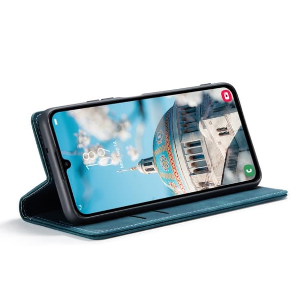 CASEME Retro Lompakkokotelo Samsung Galaxy A16 Blue