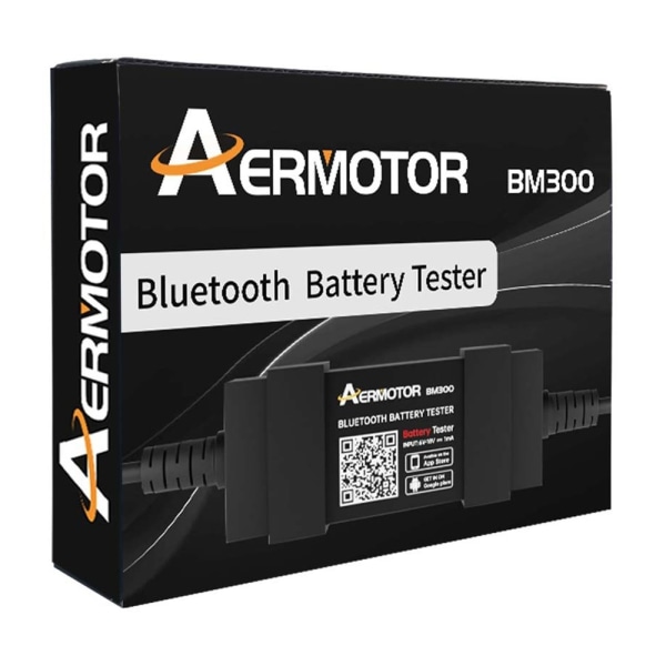Testare Bilbatteri 12V Laddningsstartanalysator Android iOS Svart