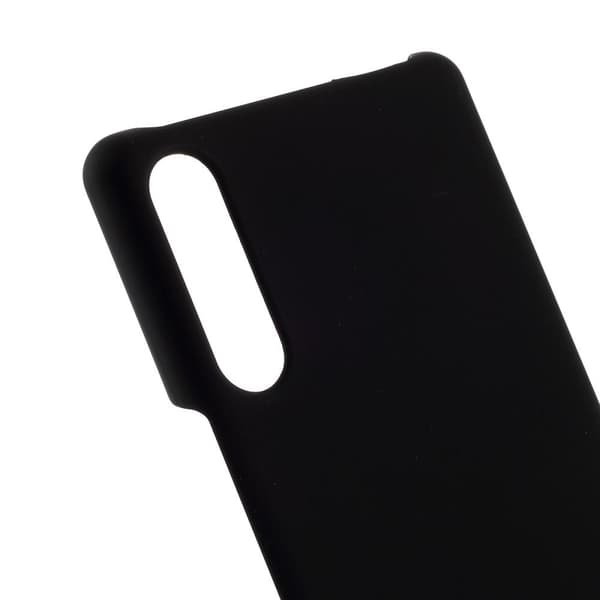 Rubberized Hard Plastic Suojakuori - Sony Xperia L4 - Musta Black