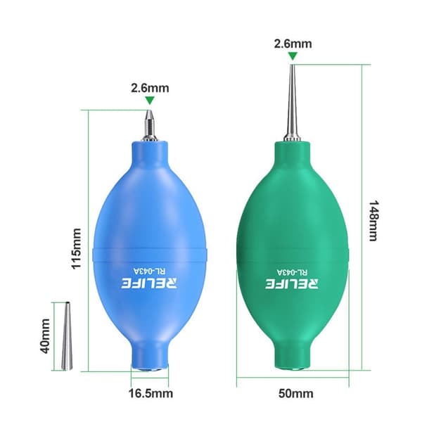 RELIFE Dust Cleaner Ilmapuhallin 2 - in - 1 pölypuhallin korjauspuhdistukseen Blue