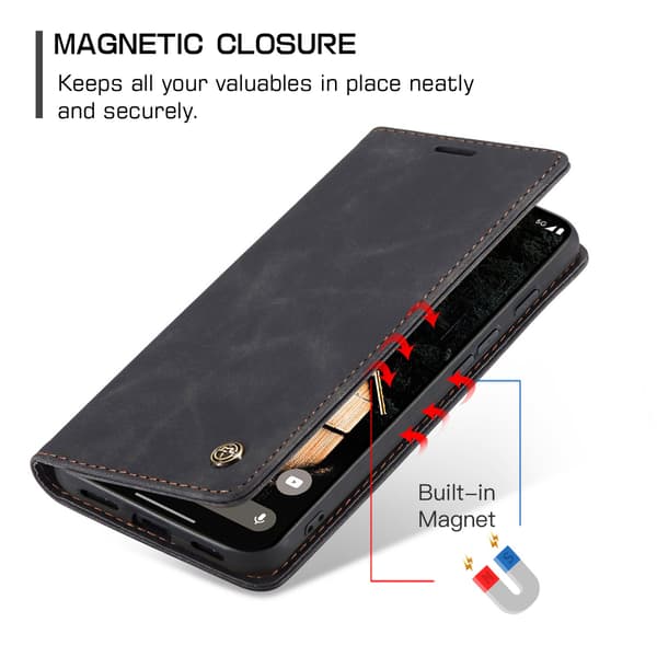 CASEME Google Pixel 10A Kotelo Teline Puhelinkotelo Black