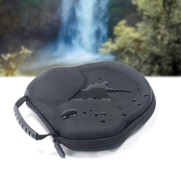 För AirPods Max Stötsäker Väska Vattentät förvaring för headset Black