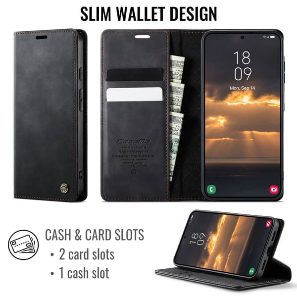 CASEME Lommebokdeksel til Google Pixel 11 Pro XL Black