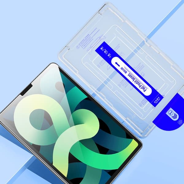 För iPad Pro 13 (2024) Skärmskydd Härdat Glas med applikator Transparent