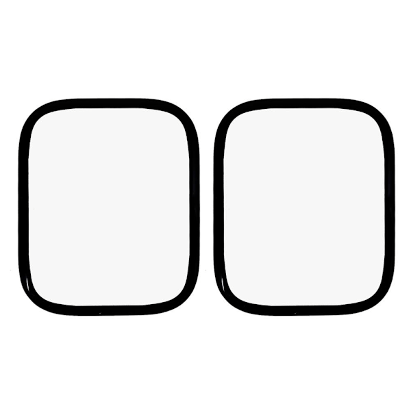 Apple Watch Series 8/7 45mm Täysi peittävä Näytönsuoja 2 kpl Transparent
