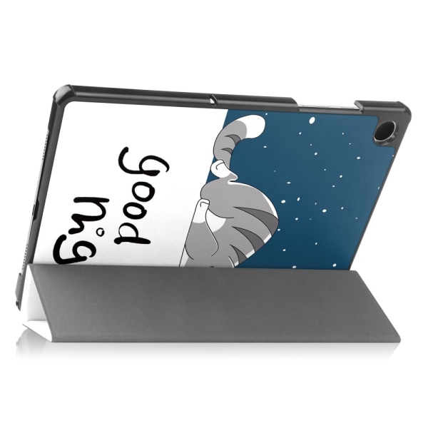 Slim Fit Cover fodral Till Samsung Galaxy Tab A9 8.7" - Cat multifärg