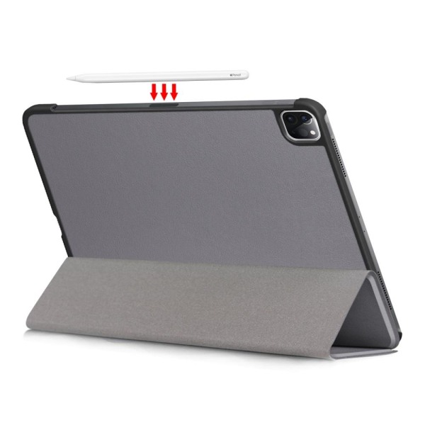 Apple iPad Pro 11 (2020) Slim fit tri-fold fodral - Grå Grey
