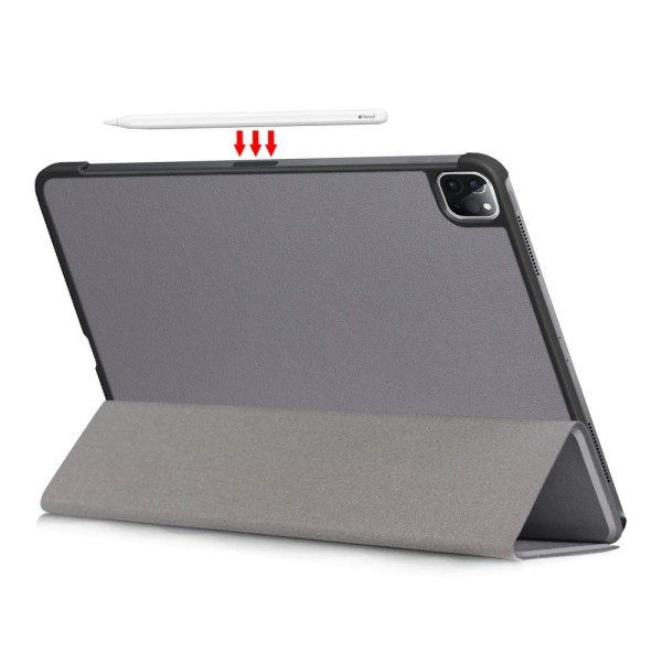 Kolminkertainen case iPad Pro 11:lle (2020) / (2018) - harmaa Grey