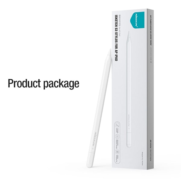 NILLKIN iSketch S3 kapacitiv penna för iPad Stylus 10H batteri Vit