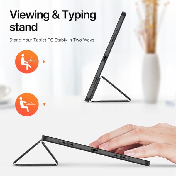 DUX DUCIS Domo iPad Pro 13 (2024) Tri-fold Stativ - Svart Black