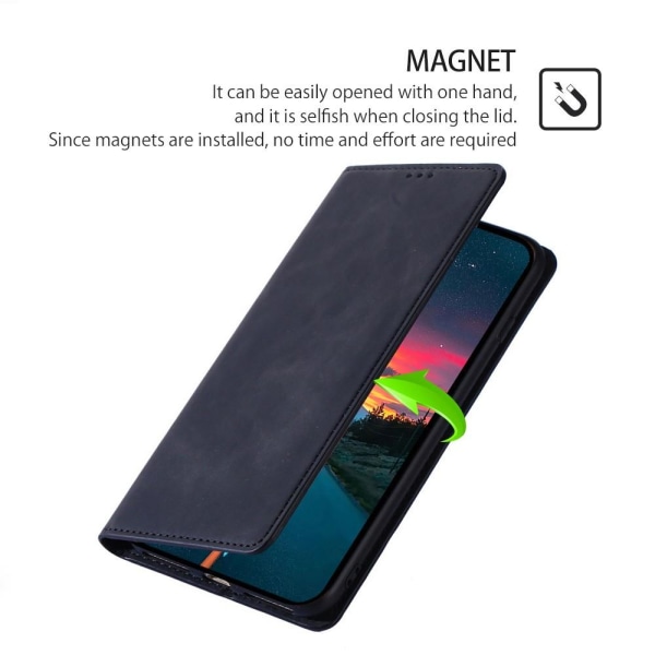 Lompakkotelineen puhelinkotelo Xiaomi Redmi 12C: lle Black