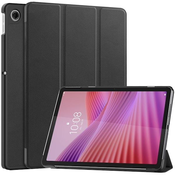 Til Lenovo Tab TB311FU Trifoldet Stativdæksel - Sort Black