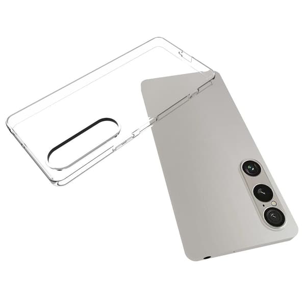 Til Sony Xperia 1 VII Case TPU Cover Bagside Transparent