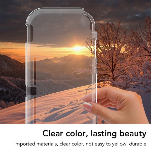 Kompatibel med Nintendo Switch Lite Transparent holdbart blødt TPU cover Transparent
