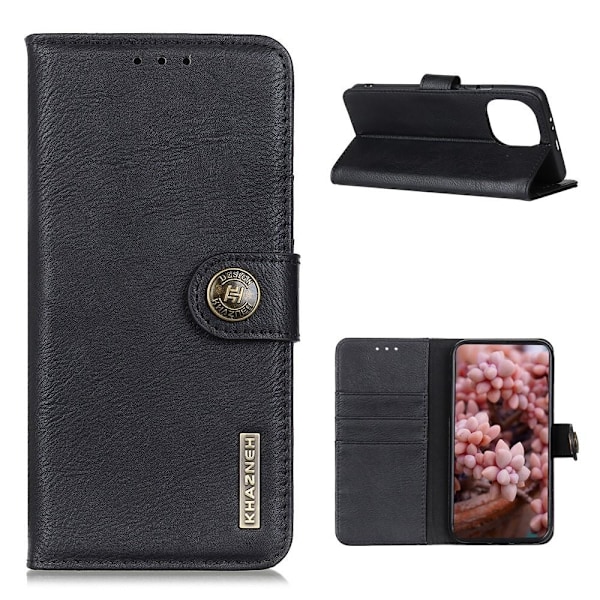 KHAZNEH Wallet Stand Case for Xiaomi Mi 11 - Black Black