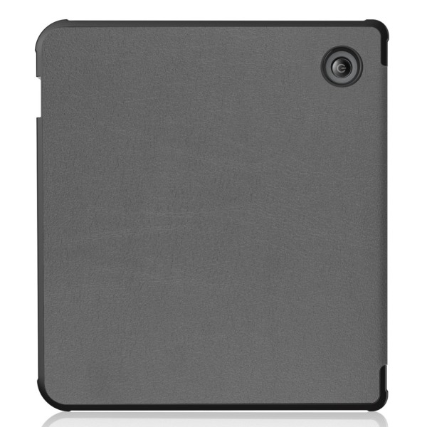 For Kobo Libra Colour Etui PU Læder + TPU E - Reader Cover Grey