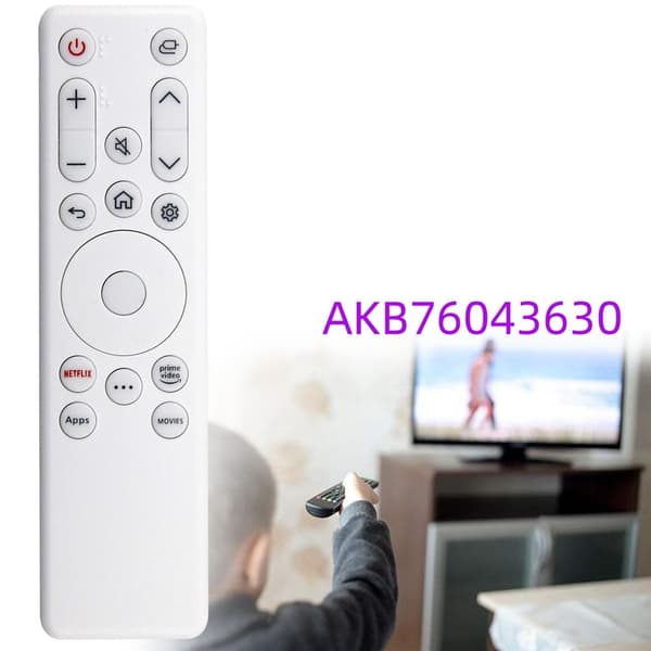TV fjernkontroll Erstatning for AKB76043630 For LG TV White