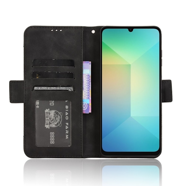 Wallet case Case Cover for Samsung Galaxy A06 4G / A06 5G Black