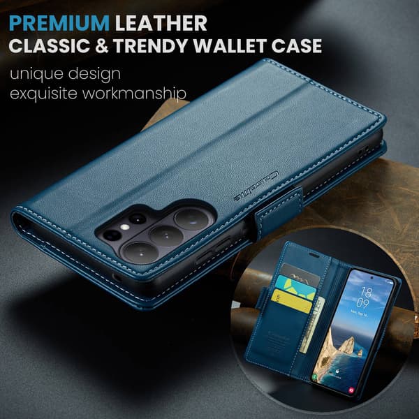 CASEME Plånboksfodral Samsung Galaxy S26 Ultra - Blå blå