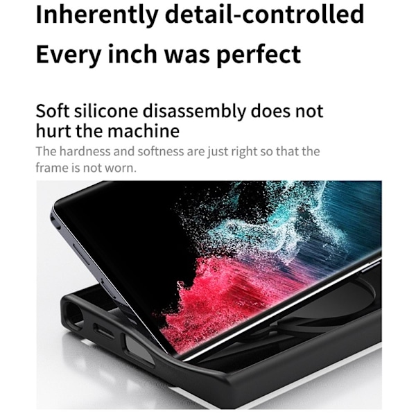 För Samsung Galaxy S25 Ultra Skal Kompatibelt med MagSafe Svart