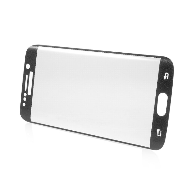 AMORUS Samsung Galaxy S6 Edge karkaistu lasi - musta Transparent