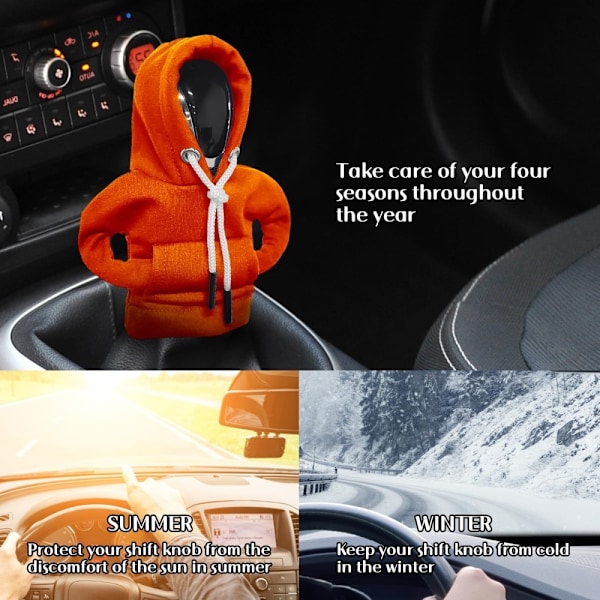 Hettebeskyttelsesdesign Dekorasjon Girskifte - Oransje Red