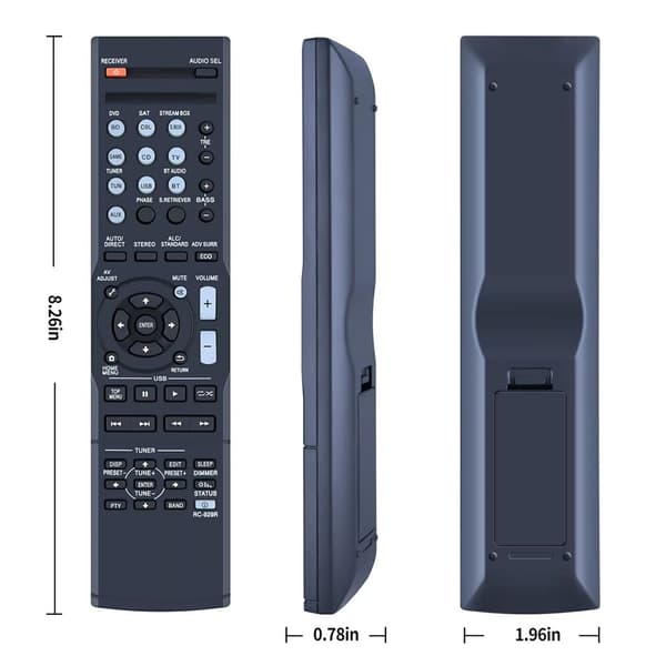 Fjernbetjening Udskiftning til RC-929R til Pioneer AV-receiver Black