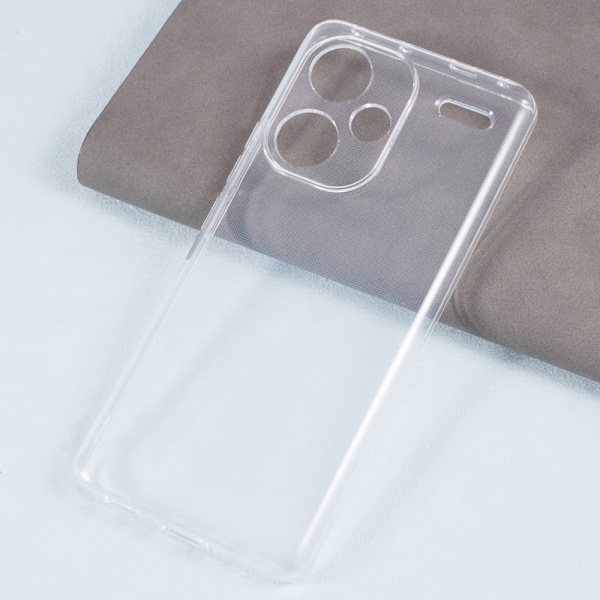 För Xiaomi Redmi Note 13 Pro+ Fodral TPU Skal Baksida Transparent